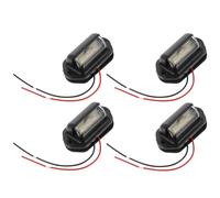 TOYANDONA Lot de 4 Feux Latéraux LED 12-24v pour Camion et Remorque, Éclairage de Plaque D’immatriculation, Veilleuses Latérales Robustes, Haute Luminosité, Faible Consommation, Éclairage