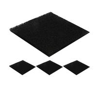 TOYANDONA Lot de 4 Filtres à Charbon Carrés pour Poubelle Cuisine Recharges Anti-Odeurs en Fibres de Coton Compatibles Bac à Compost Accessoires Désodorisants Efficaces et Solide