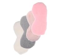 TOYANDONA Lot de 4 Masques Yeux Moelleux en Soie Synthétique Couvre-Yeux Colorés Confortables et Légers Bloqueur de Lumière Nuit le Voyage Relaxation