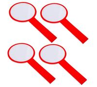 TOYANDONA Lot De 4 Petits Tableaux Blancs Effaçables à Sec en Panneau Rigide, Portables Et Légers, pour Enseignants Et Étudiants, Tableau De Pointage Réutilisable, pour Jeux, Cours Et Salle De Classe