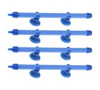 TOYANDONA Lot de 4 Pierres à Bulles pour Aquarium 10 Pouces Bleu Diffuseur d'Oxygène Amovible en Silicone Bulleur d'air Silencieux pour Pompe à Air Aquarium Accessoires de Réservoir
