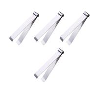 TOYANDONA Lot de 4 Pinces en Acier Inoxydable Ergonomiques pour Enlever Poils de Poulet et Arêtes de Poisson, Taille Portable, Cuisine Familiale