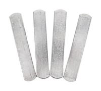 TOYANDONA Lot de 4 Plaques de Lestage en Acier 300 G pour Gilet Lesté Adultes, Accessoires de Musculation Compacts pour Course à Pied et Entraînement Fitness, Dimensions 14,5 X 2,6 X 1 Cm,