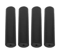 TOYANDONA Lot de 4 Poignées en Caoutchouc Antidérapantes pour Équipements de Musculation, Compatible Barre de Traction 25 Mm, 13 X 3 Cm, Accessoires d'exercice pour Fitness