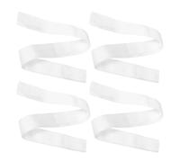 TOYANDONA Lot de 4 Sangles Blanches en Nylon pour Filet de Volley-Ball, Sangle Centrale de Rechange Résistante aux Intempéries, Accessoire Multisports pour Entraînement et Compétition en