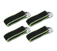 TOYANDONA Lot de 4 Sangles Suspendre pour Balançoire d'arbre Sangles de Sécurité Double Couche 32 MM X 26 CM Résistantes aux Intempéries pour Hamac et Balançoire Extérieure Fixation