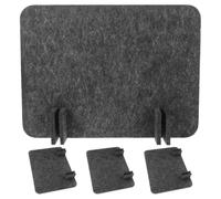 TOYANDONA Lot de 4 séparateurs de Bureau en Feutre pour préserver | Panneau de séparation de bureau 15,9 x 11,8 po pour étudier et travailler, réduction du bruit, séparateur de bureau en