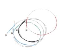 TOYANDONA Lot de 4 set de set de Cordes de Violon 1/2 en Fil D’Acier, Ensemble de Remplacement pour Débutants et Professionnels, Son Pur pour Répétitions et Représentations