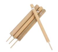 TOYANDONA Lot de 4 Sifflets d'Appel d'oiseaux en Bambou Musical Éducatif pour Garçon et Filles Instrument à Flûte à Oiseaux Sonore et Créatif Présent pour Éveil Musical et Amusement