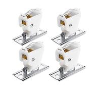 TOYANDONA Lot de 4 Verrous de Poulie en Métal et Polyester pour Store Romain Accessoire de Verrouillage de Cordon Pièces de Stores Verticaux Fixation Robuste