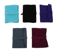 TOYANDONA Lot de 5 Pochettes de Rangement pour Cartes de Tarot, à | Étui et chiffon de tirage pour jeu de tarot standard, protège des rayures, portable, rangement sécurisé, 5 couleurs