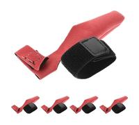 TOYANDONA Lot de 5 Sangles de Fixation pour Cannes à pêche, protège-, Bandes de Protection élastiques, étuis et Attaches pour Cannes à pêche.