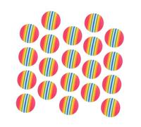 TOYANDONA Lot de 50 Balles Arc-en-Ciel Souples Et pour Entraînement Au Golf Outil D'Aide À La Formation Balles Incassables Structure Balle De Frappe