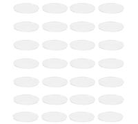 TOYANDONA Lot de 50 Couvercles en Verre Transparent 3 Cm pour Spots Encastrés Ronds, Vitre de Remplacement 2 Mm D’épaisseur pour Luminaires Domestiques et Éclairage Paysager,