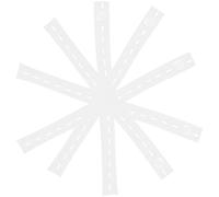 TOYANDONA Lot de 50 Sangles de Fixation Élastiques Réglables avec Bouton pour Rangement Vêtements, Organiseur de Placard Polyvalent, Blanc, pour Draps, Pantalons et Accessoires de Maison