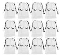 TOYANDONA Lot de 50 Trousses de Toilette à Cordon Petites en EVA Mat 10X15 CM Imperméables et Multifonctionnelles Paquet de Maquillage Portables pour Voyage et Soins Personnels