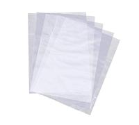 TOYANDONA Lot de 500 sachets transparents en cellophane thermorétractables pour emballage de chaleur, savon, livre, bombes de bain, DVD