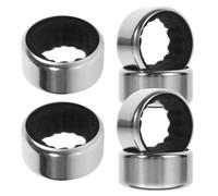 TOYANDONA Lot de 6 Anneaux Inoxydables pour Bouteille de Vin, Accessoires Réutilisables et Anti-Fuite Design Élégant pour Bars et Usage Quotidien
