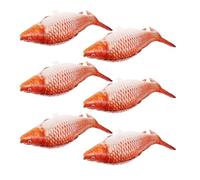 TOYANDONA Lot de 6 Ballons Aluminium de Poisson Carpe Rouge Décoration Anniversaire et Saint-Valentin Ballons Animaux Marins Ensemble Thème Poissons