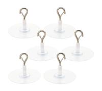 TOYANDONA Lot de 6 Crochets Adhésifs pour Plafond 6,5 Cm, Crochets sans Perçage Suspendre de Moustiquaires Dôme, Support Ultra-résistant, Auto-adhésifs, Fixation sans Dommage pour Chambre