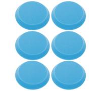 TOYANDONA Lot de 6 Éponges à Polir Bleues pour Bowling Tampons de Polissage Réutilisables pour Nettoyage, Réparation des Rayures et Entretien des Boules de Bowling, Accessoires Sportifs
