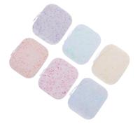 TOYANDONA Lot de 6 Éponges Nettoyantes Épaisses Visage Disques Exfoliants Réutilisables Extraits Naturels Taille pour Démaquillage et Nettoyage Quotidien