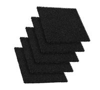 TOYANDONA Lot de 6 Filtres à Charbon Actif pour Poubelle Carrée Coussin Désodorisant Absorbant Accessoire de Filtration pour Composteur Cuisine Noir Remplacement Anti-Odeurs