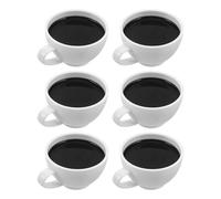 TOYANDONA Lot de 6 Mini Tasses à café décoratives : Accessoires de Cuisine Miniatures pour Maison de poupée, Petites Tasses à Expresso en Plastique pour décorations à Suspendre, Jouets