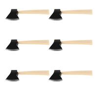 TOYANDONA Lot de 6 Miniatures pour Maison de poupée Accessoires en Bois Naturel Outils de Jardin Miniatures réalistes pour garçon et Filles décoratif Compact pour Jeu et Collection