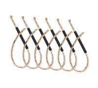 TOYANDONA Lot De 6 Sets De Cordes D'allumage De Feu en Extérieur pour Camping, Petit Format, Corde en Chanvre à La Cire d'abeille, Outil D'allumage Résistant Au Vent L'humidité