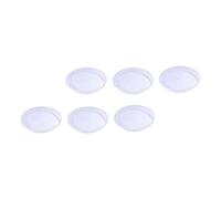TOYANDONA Lot De 6 Supports De Pots De Fleurs en Plastique pour Jardinière Soucoupe Base De Plante Plateau De Plantes Jardinières Plateau Rectangulaire Plateau De Pot De Fleurs Pots