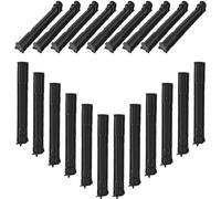 TOYANDONA Lot de 60 Protections de Fourche en Plastique Support de Fourche Vélo Fixation Rapide Renforts Suspendre VTT et Route Accessoires de Protection pour Amortisseur