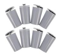TOYANDONA Lot de 8 Butées pour Volets Roulants en Abs Gris Fixations avec Vis 4,6 X 2,5 X 2,5 Cm Pièces de Rechange pour Stores Verticaux Accessoires de Quincaillerie pour Stores