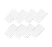 TOYANDONA Lot de 8 Cales de Nivellement pour Meubles Caoutchouc Antidérapant 4 Grandes 4 Petites Pieds Triangulaires Réglables pour Tables Armoires et Réfrigérateurs Protection Sols
