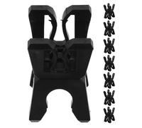 TOYANDONA Lot de 8 Clips pour poteaux d'agilité d'entraînement : Clips rotatifs en Plastique pour Suspendre des Panneaux - Boucle pour Poteau de signalisation de Football - Accessoires