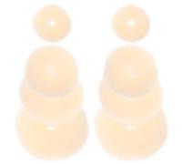 TOYANDONA Lot de 8 Façonneurs de Chignons en Nylon Souple, Taille Petit à Extra-large, Outil de Coiffure Réutilisable pour Femmes, Créateur de Chignons Volumineux, Accessoires pour Soirées