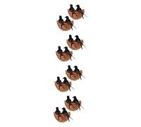 TOYANDONA Lot De 8 Nids D'Hirondelle Artificiels en Mousse pour Décoration D'Extérieur