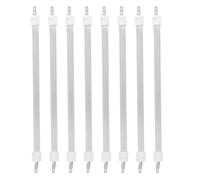 TOYANDONA Lot de 8 Tubes Chauffants en Quartz - Tube en Quartz Portable de 25 cm pour Chauffage Infrarouge d'appoint - Élément Chauffant de Rechange pour Four électrique Domestique