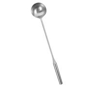 TOYANDONA Louche Inox à Long Manche Acier Inoxydable pour Cuisine Professionnelle Cuillère Polyvalente pour Soupe Riz et Eau Ustensile de Service Ergonomique et Résistant