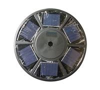 TOYANDONA Lumière Solaire de mât de Drapeau lumières LED solaires en Plein air Panneaux solaires extérieurs Drapeaux Camping Dehors pôle Lampe de mât Solaire projecteurs de Drapeau Noir