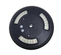 TOYANDONA Lumière Solaire pour Drapeau LEDs Éclairage Pratique pour Mât Exterieur Installation Facile et Résistante Aux Intempéries Lumière Décorative pour Extérieurs