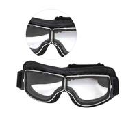 TOYANDONA Lunettes de Protection Cycliste Ajustables avec Bande Élastique Mousse Confortable Verres PC Anti-buée pour Ski Moto Snowboard et Vtt