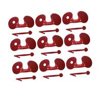 TOYANDONA Lunettes de Protection Poulet Anti-picage Plastique Rouge 100 Pièces Élevage Ferme Extérieur Prévention Combats Couleur Aléatoire