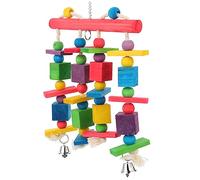 TOYANDONA Mâcher pour Perroquets Naturel Suspendu avec Crochet Inoxydable pour Cage Doiseaux Adapté à Tous Types de Perroquets et Oiseaux
