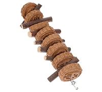 TOYANDONA Mâcher pour Petits Animaux Carottes Branches de Pomme pour Hamsters Chinchillas Prévient Usure Comportements de Mâchage Nuisibles