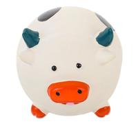 TOYANDONA Mâcher pour Petits Chiens Latex Durable de Dentition Moulé Forme de Vache Facile à Nettoyer et pour Lexercice