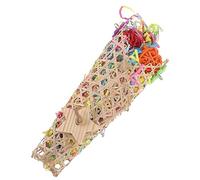 TOYANDONA Mâcher Suspendu Papier Tressé pour Perroquets Accessoire pour Cage de Perruches Multifonction Antistress pour Oiseaux de Compagnie