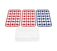 TOYANDONA Machine à Boules de Loto à Manivelle avec 54 Mini Boules de Tombola Colorées, Boîte Classique 1 Pièce, Sélectionneur de Numéros pour Jeux Loto, Accessoire Bingo Portable pour Fête