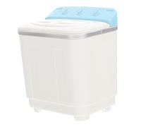 TOYANDONA Machine à Laver Éducative Miniature pour Garçon et Filles, Modèle Blanc Compact, Jouet Amusant et Sûr pour Apprentissage et Jeu D'imitation, Accessoire Micro-scène,