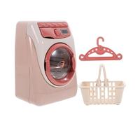 TOYANDONA Machine à Laver Miniature Éducative pour Garçon Fille Simulation sans Batterie Surface Lisse et Sécurisée Jeu de Rôle Créatif pour Développer Lhabilité Manuelle
